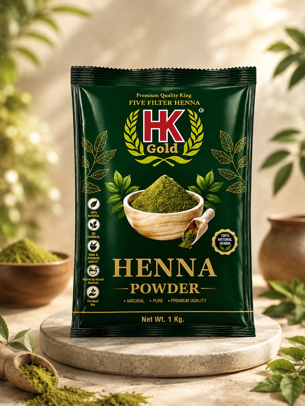 HK Gold Henna Powder