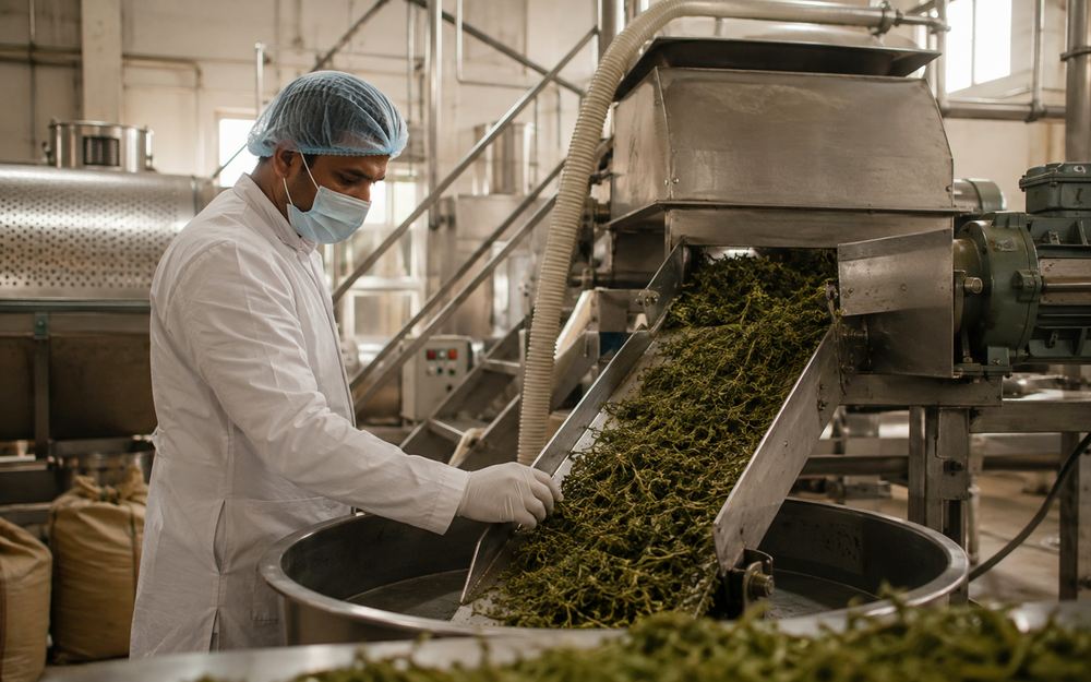 Production line at the HK99 facility in Sojat City